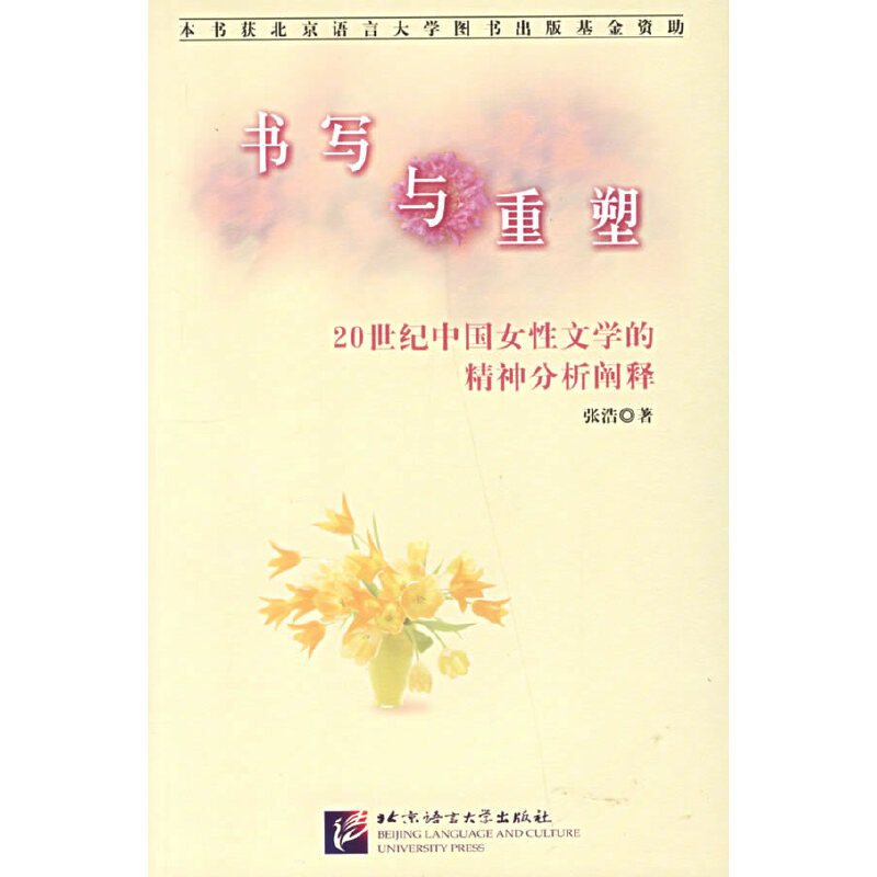 【正版书包邮】书写与重塑20世纪中国女文学的精神分析阐释张浩北京语言大学出版社