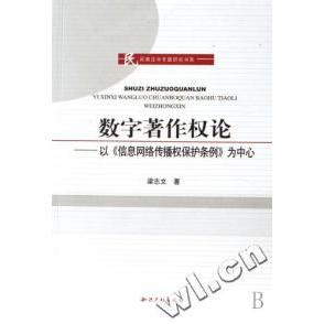【正版书包邮】数字著作权论以信息网络传播权保护条例为中心民商法学专题研究书系梁志文知识产权出版社