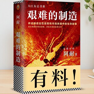 【正版速发】艰难的制造 讲述制造业在政策和市场夹缝中的生存故事 阿耐著 北京联合出版公司 小说书籍 9787550298637