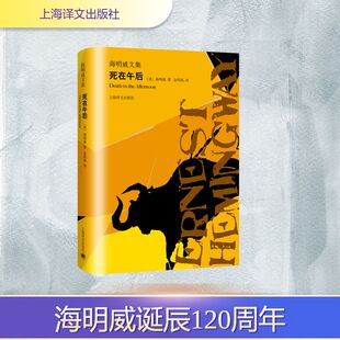 【正版书包邮】死在午后海明威文集海明威金绍禹金绍禹上海译文出版社