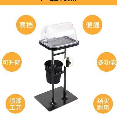 胖东来盒马试吃架不锈钢升降食品落地大型品尝架熟食糕点展示架