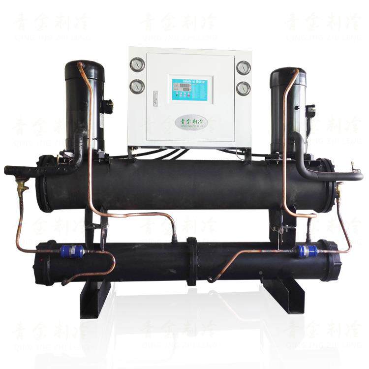 制定加 工开QX-20W-K放机式冷水机水冷式壳管蒸发器冷水 工业空调