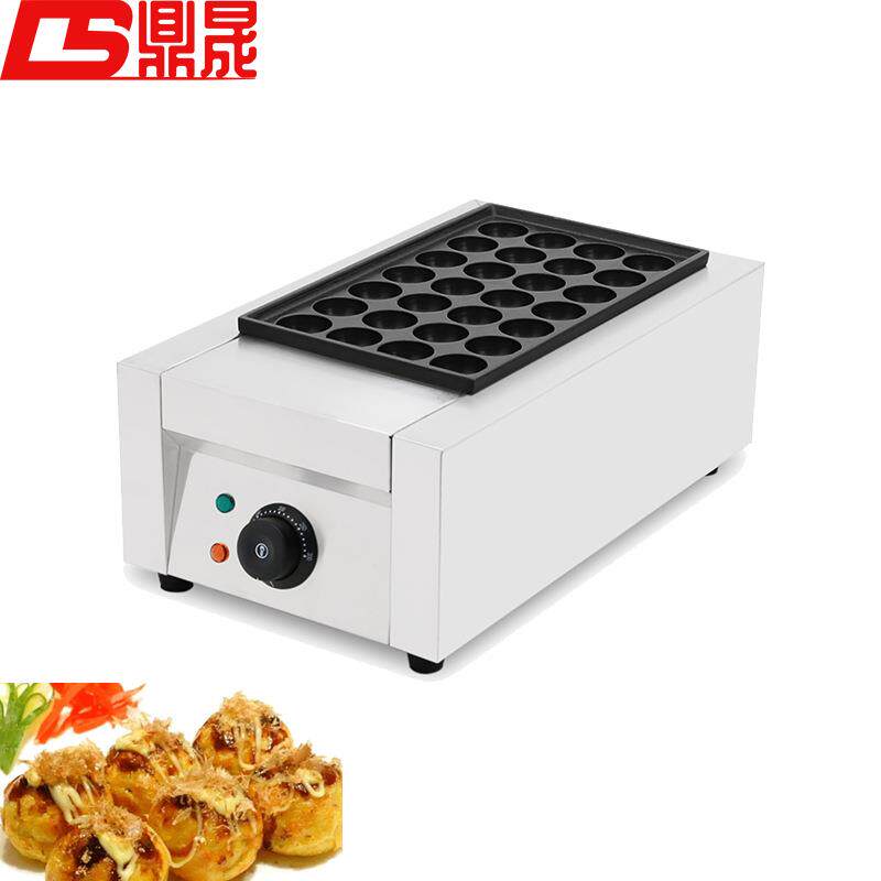 鼎晟章鱼丸子机器商用电热单板章鱼烧机用虾扯蛋章鱼丸DS-1