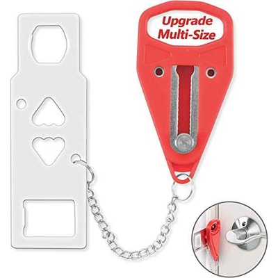 旅行门锁portable door lock 防盗挂锁旅行临时房门 挡阻门器