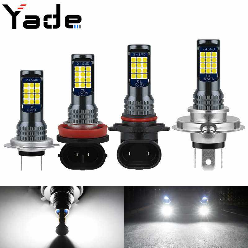 汽车led高亮雾灯H7 H11  3030 24smd 改装LED前雾灯前照大灯H4,摩托车/装备/配件,摩托车车灯,淘宝优惠券,粉丝福利购,淘宝优惠卷