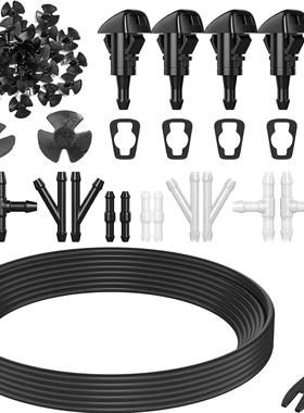 52合1前挡风玻璃清洗喷嘴套件4805742AB,5116079AA流体软管连接器