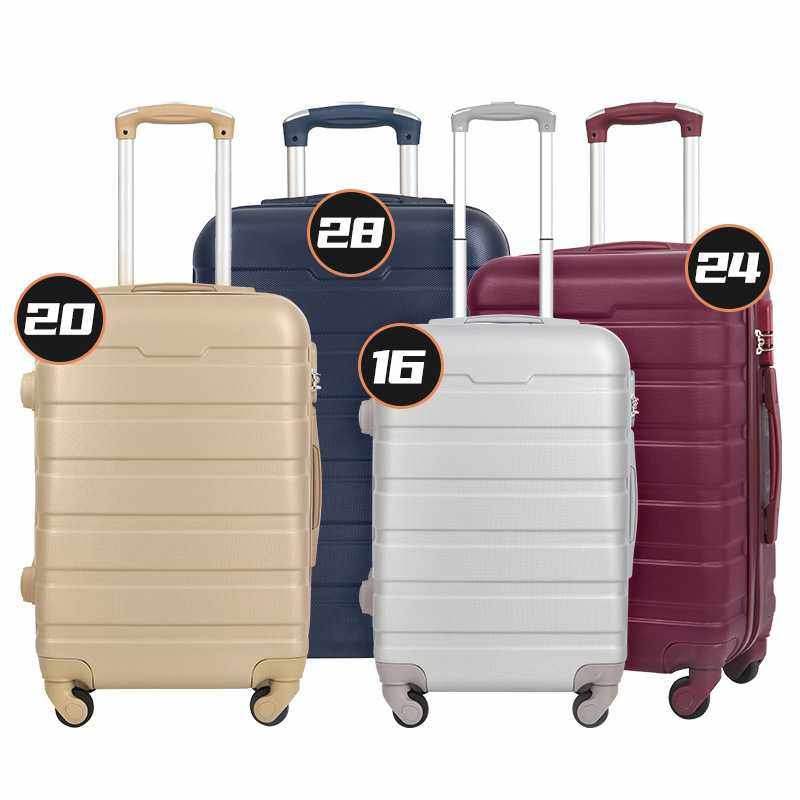 ABS材质登机箱送礼旅行密码箱结实防水万向轮拉杆箱