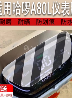 适用于哈啰A80L仪表膜B80Q棒途电动车TDT205Z液晶屏幕贴膜保护膜非钢化膜防刮防爆