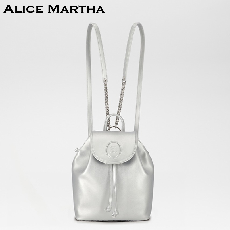 韩国ALICE MARTHA女精致小众双肩包通勤包设计感日韩小背包