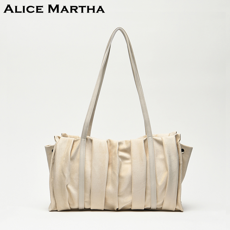 韩国ALICE MARTHA女秋冬小众高级感托特包法式腋下包通勤包