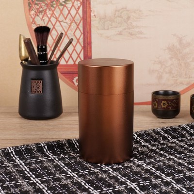 大号罐铝合金易拉罐便携茶旅行岩红茶通用茶小罐包装盒密封罐定