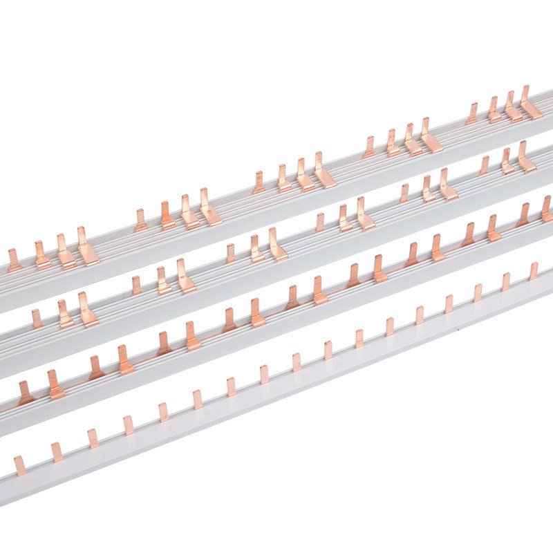 针型汇流排1P63A/ 2p/ 3p /4p  空开紫铜1米连接排 断路器接线排