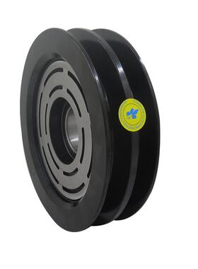 适用全新709 7H15双B 24V装货 卡工程车汽车空调压缩机离合器总成