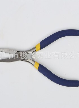 南昌长城精工 欧式精抛双色套塑柄扁嘴钳 217046