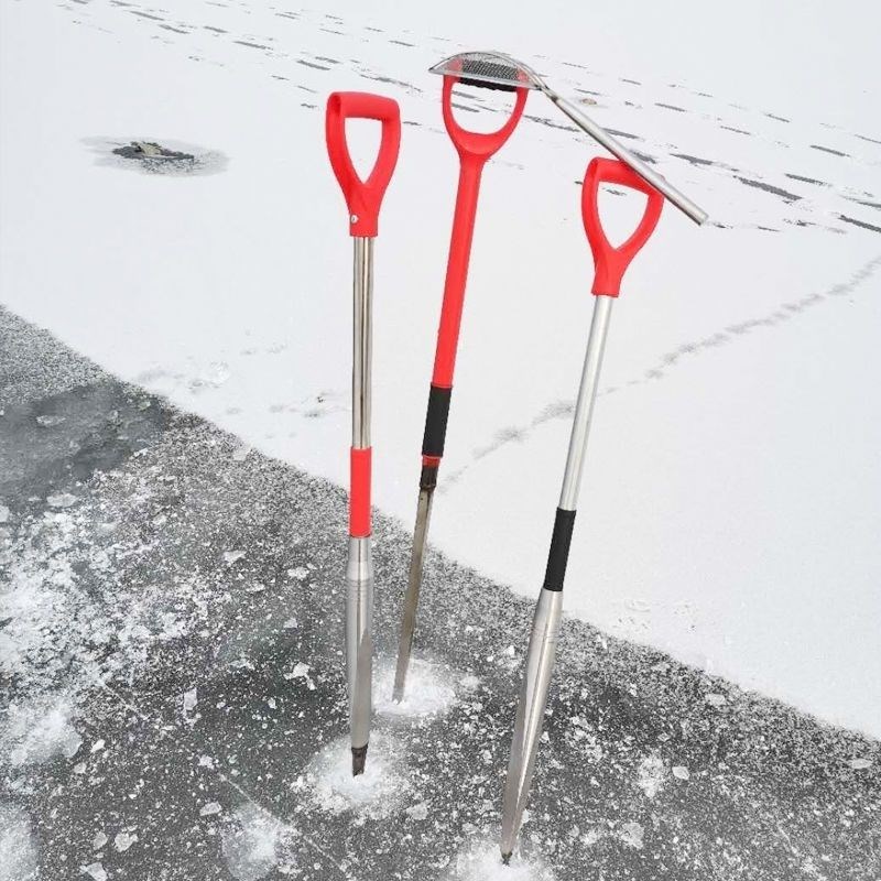 三棱冰镩子冰钏冰铲冰钻凿穿冰钓鱼破冰器工具冬冰钓装备