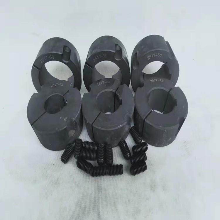 欧标皮带轮同步轮三角带轮联轴器锥套单双锥面胀套开缝式