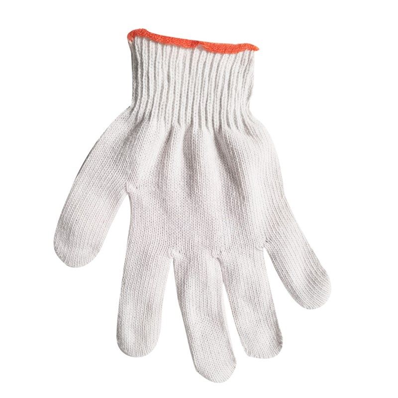 添盾  TD-GL700G涤棉  10针本白700g涤棉纱线手套  12副/打