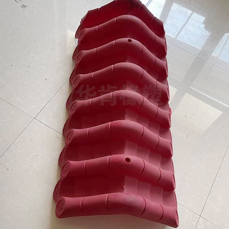 新款围墙瓦双面墙头瓦仿古树脂瓦片马头墙压顶瓦一体屋檐