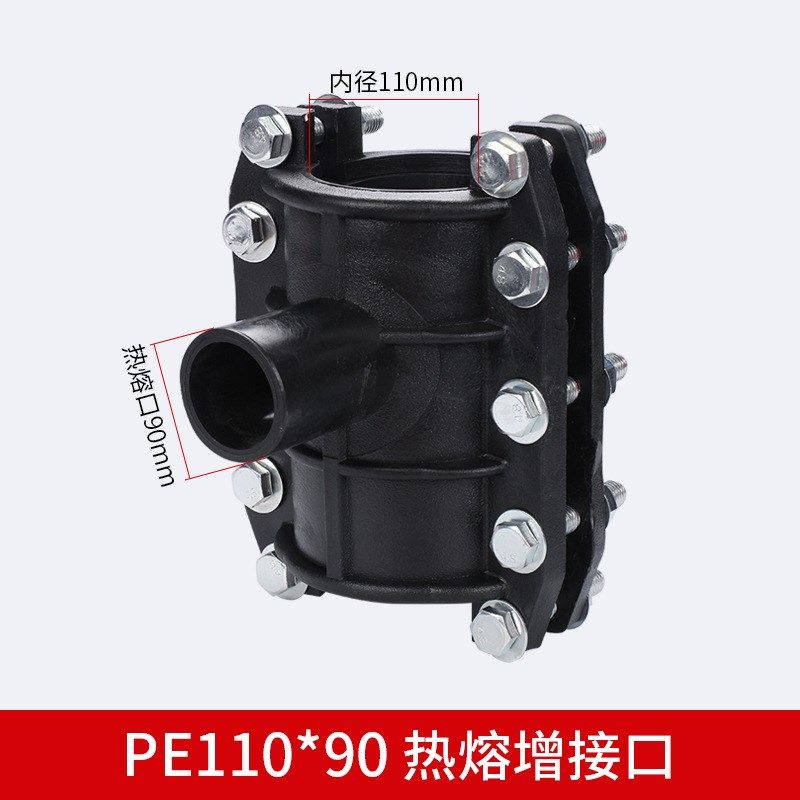 PE抢修节哈夫节水管ppr快速抢修接头抱箍增接口鞍座补漏器PVC配件