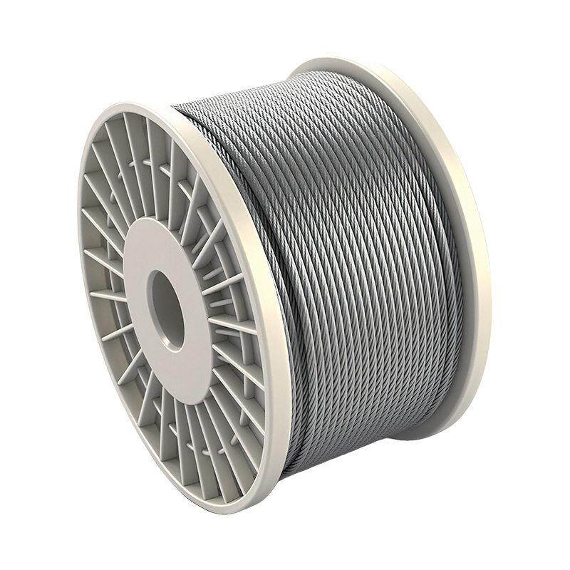 亚盛7X7/7*19不锈钢钢丝绳锁具钢丝绳索具拉索钢丝绳拉筋线