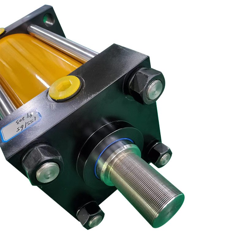 机器人轻型拉杆油缸长行程可调传动装置增压缸方形标准拉杆式气缸