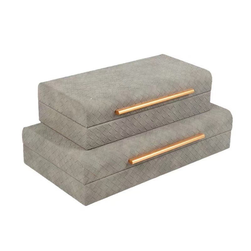 新中式现代博古展示架首饰盒样板房卧室衣帽间橱窗软装饰品摆件