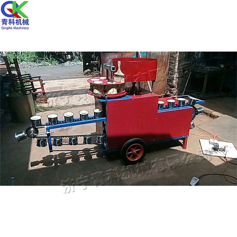 小型营养土装土机 可移动式营养土分装机 蔬菜大棚用育苗装钵机