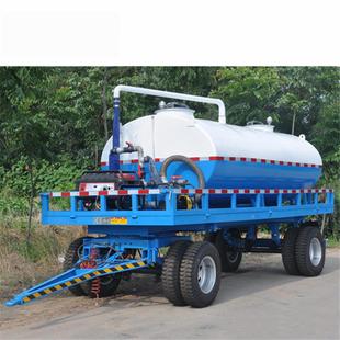 6吨水罐拖车污水罐拖车吸污罐车污水排放罐车粪罐拖车