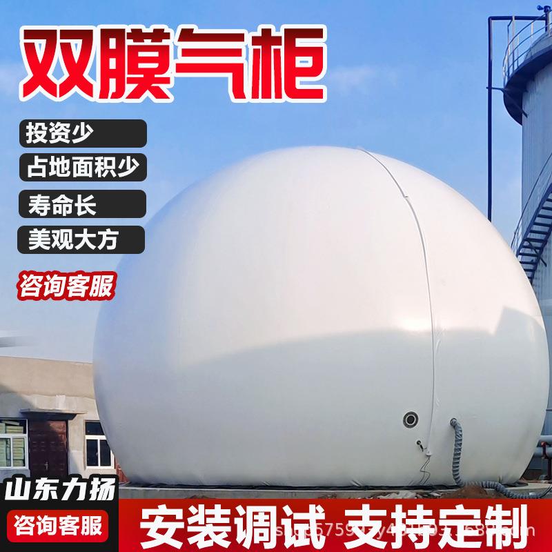 山东大中小型沼气工程双膜气柜独立双膜储气柜沼气储存罐