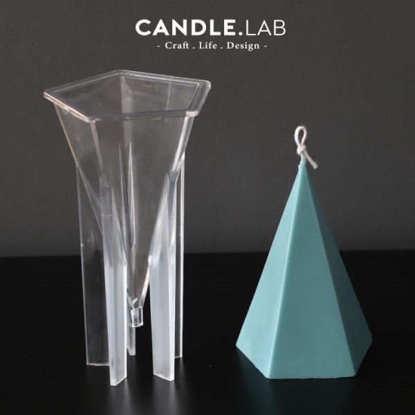 CANDLE.LAB | 蜡烛用五边锥形PC模具透明硬质塑料模具15