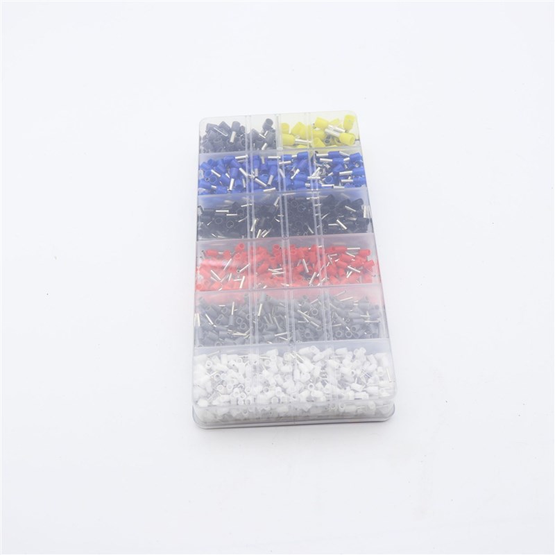 适用冷压接线端子套装压线钳收纳盒电线铜鼻子VE管型端子插压线帽