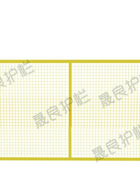 车间黄色隔离铁丝网物流货架隔离防护网库房铁丝隔网边框防护
