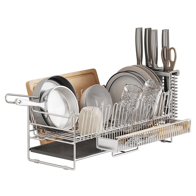 304不锈钢厨房碗碟架沥水架晾碗架窄边超窄水池碗筷碗盘子收纳架