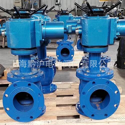 JM944X-16Q电动排泥阀 沉淀池用角式法兰排污阀 污水快开排泥阀