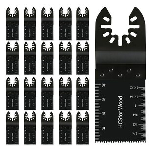 万用宝锯片20件套多功能锯片 配件 34mm高碳钢直锯片 万用宝