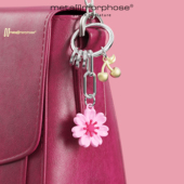 樱花钥匙扣包包挂件 比利时metalmorphose趣味植物系列精致礼物