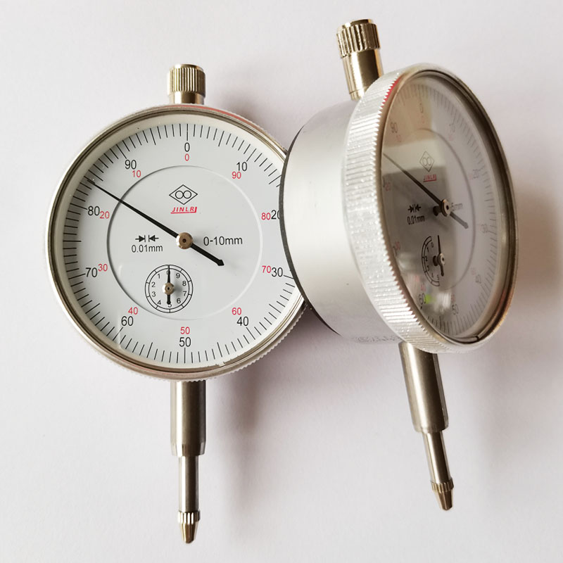 哈尔滨量具百e分表 二圈机械百分表 指针式百分表 0-10mm 精度0.0
