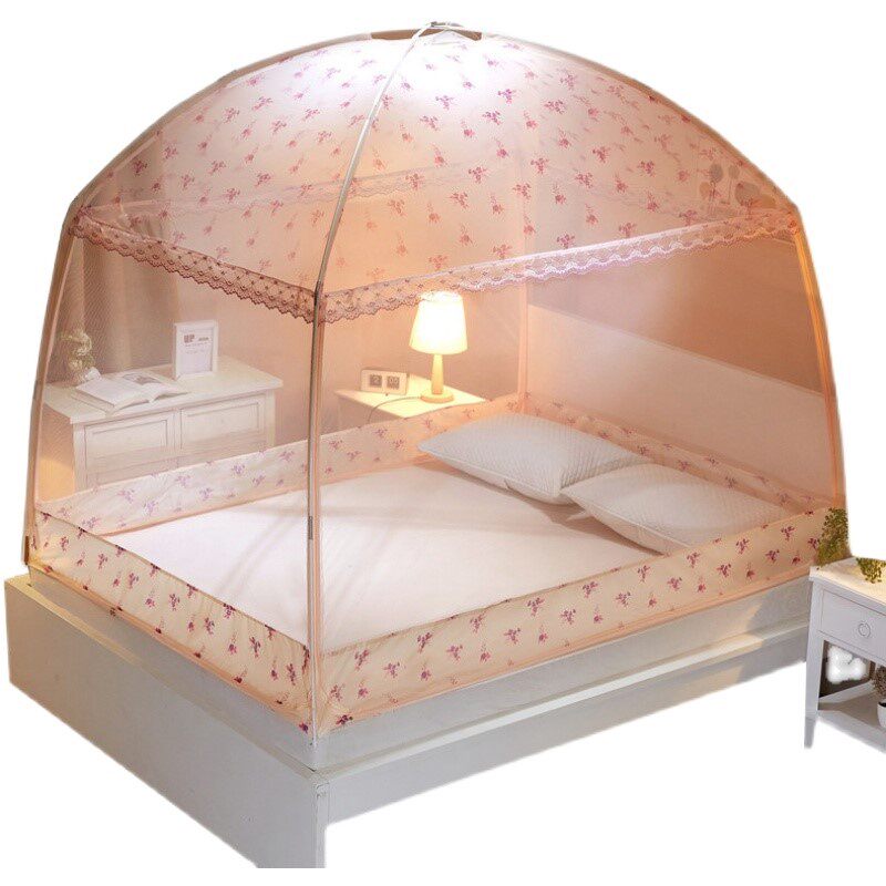 蒙古包蚊帐加高米夏天家用1.5文帐子2.G2三开门夏季2021年新款防