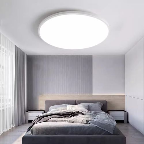 三防LED吸顶灯防m水防尘防蚊虫圆灯黄光暖光色温3000k温馨卧室灯