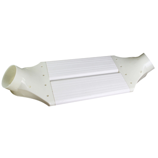 新风系统过梁器75 110 160通风扁管PVC管道过桥弯W横梁交叉连接器