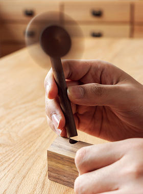 MUMO木墨 等风来 风车摆件 实木 办公室L饰品桌面客厅家居创意设