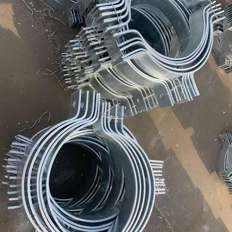 热镀锌U型抱箍电力电线杆承重支架管卡广告D牌卡箍M16*130*150-40