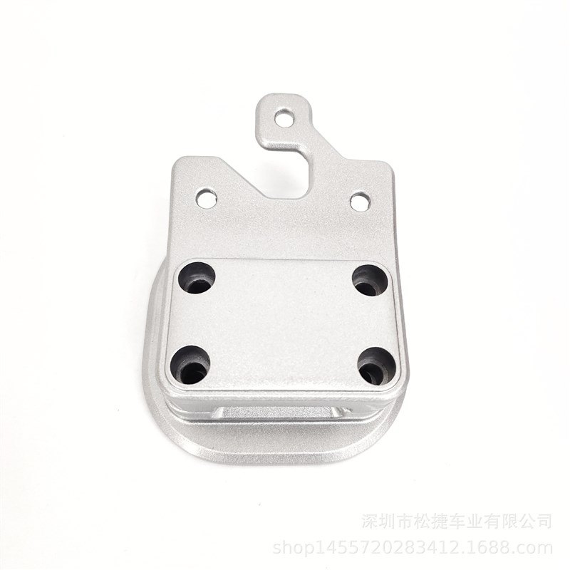 M8高配电动车铝合金车头压块电动车车头车把立管改装电动车车把立