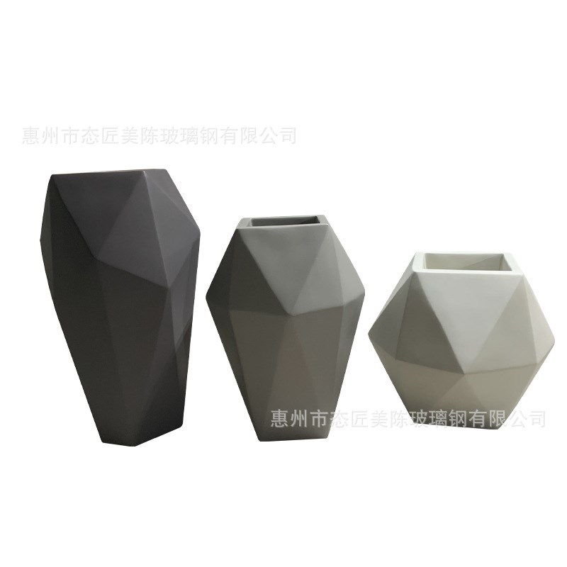 玻璃钢花盆花槽户外广场开业花坛商业街异形花缸园林市政种植花箱