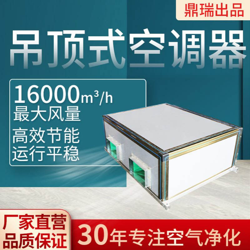 山东鼎瑞吊顶式空调器 低噪声酒店实验室空气净化新风机组空调器