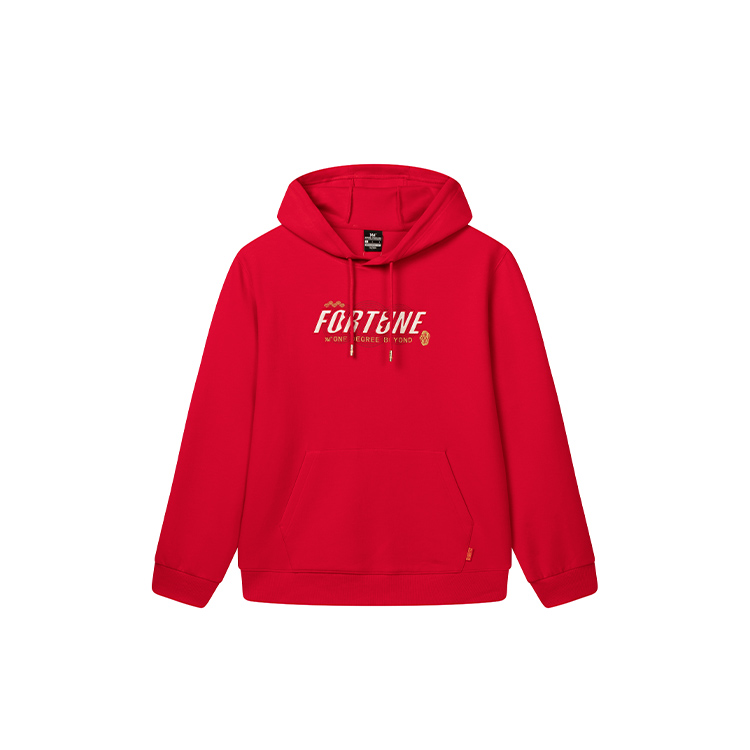 361本命年中国红帽衫上衣