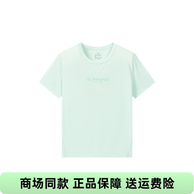 361度运动T恤女夏季薄款圆领半袖