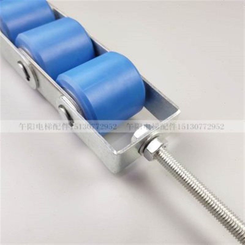 优选直销厂扶梯扶手带压带轮申q龙电梯压紧链涨紧链压带装置8轮组