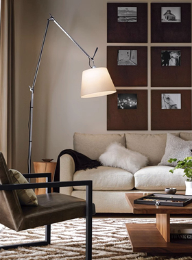 优选可调节摇臂落地灯办公室客厅高级感沙发卧室床头钓鱼灯设计师