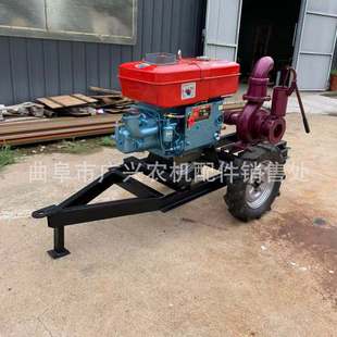 4寸离心水泵 8寸离心排涝离心泵拖车式 推车4寸柴油铸铝泵